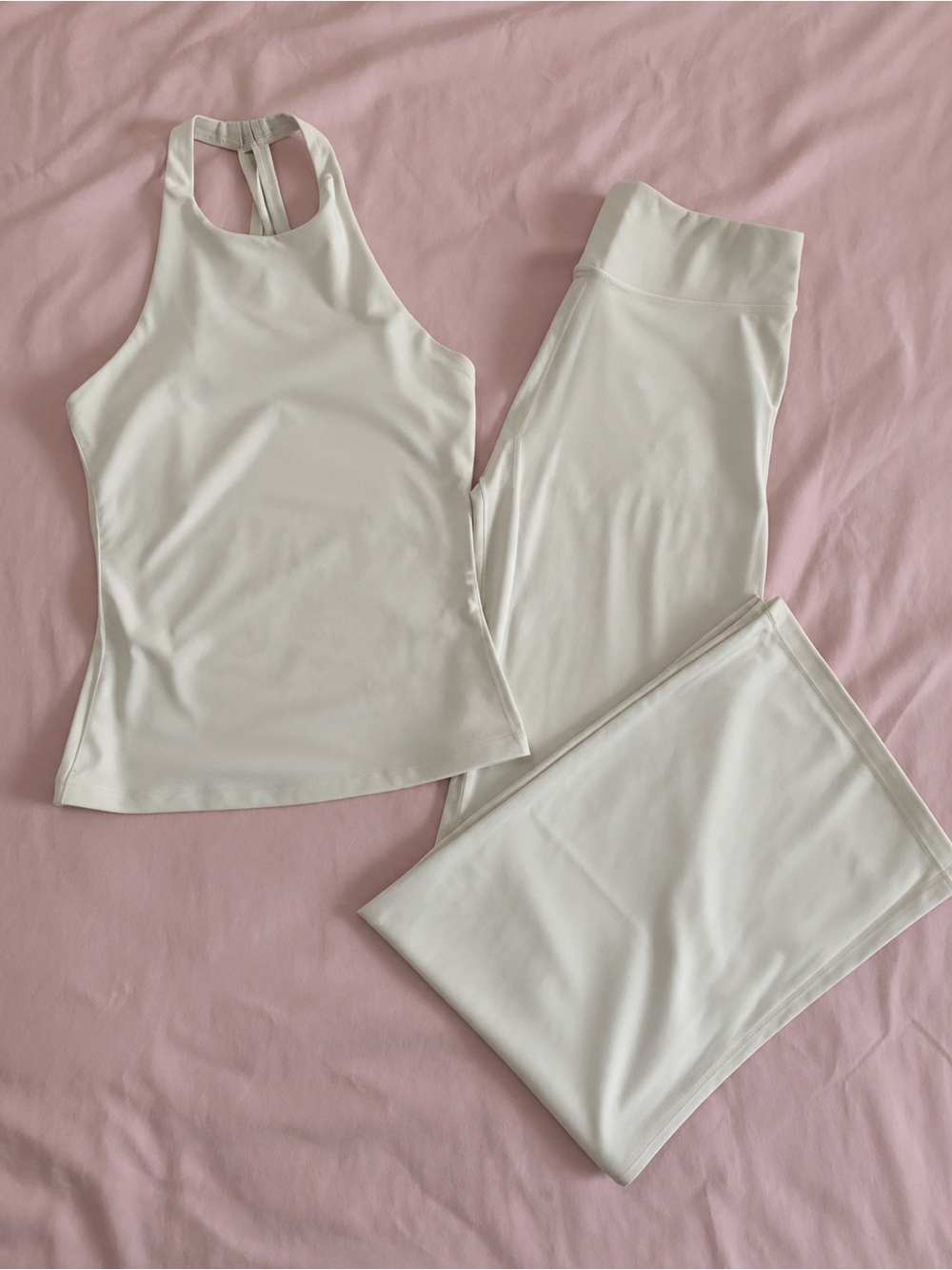 Dfyne Sav Set 🤍 | Sav Top XS + Sav Fold Over Wide Leg Pants S